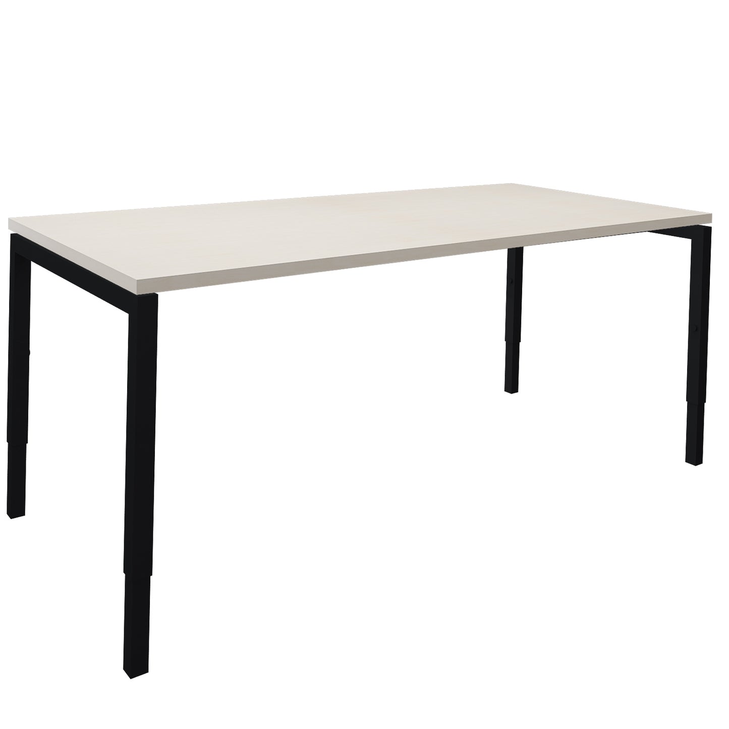 NOVA Uh Desk | Regolabile altezza manualmente, 1600 x 800 mm, acero