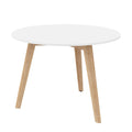 NOVA WOOD Couchtisch | Massivholz-Gestell, Runde oder eckige Tischplatte, HPL - 6 Thumbnail Image