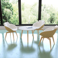 NOVA WOOD Couchtisch | Massivholz-Gestell, Runde oder eckige Tischplatte, HPL - 7 Thumbnail Image