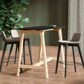 NOVA WOOD Hochtisch | 1200-1800 mm, Massivholz-Gestell, HPL - 1 Thumbnail Image