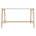 NOVA WOOD Hochtisch | 1200-1800 mm, Massivholz-Gestell, Melamin - 4 Thumbnail Image