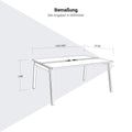 NOVA WOOD Konferenztisch | 1200 - 2800 mm (4-10 Personen), Elektrifiziert, Melamin - 13 Thumbnail Image
