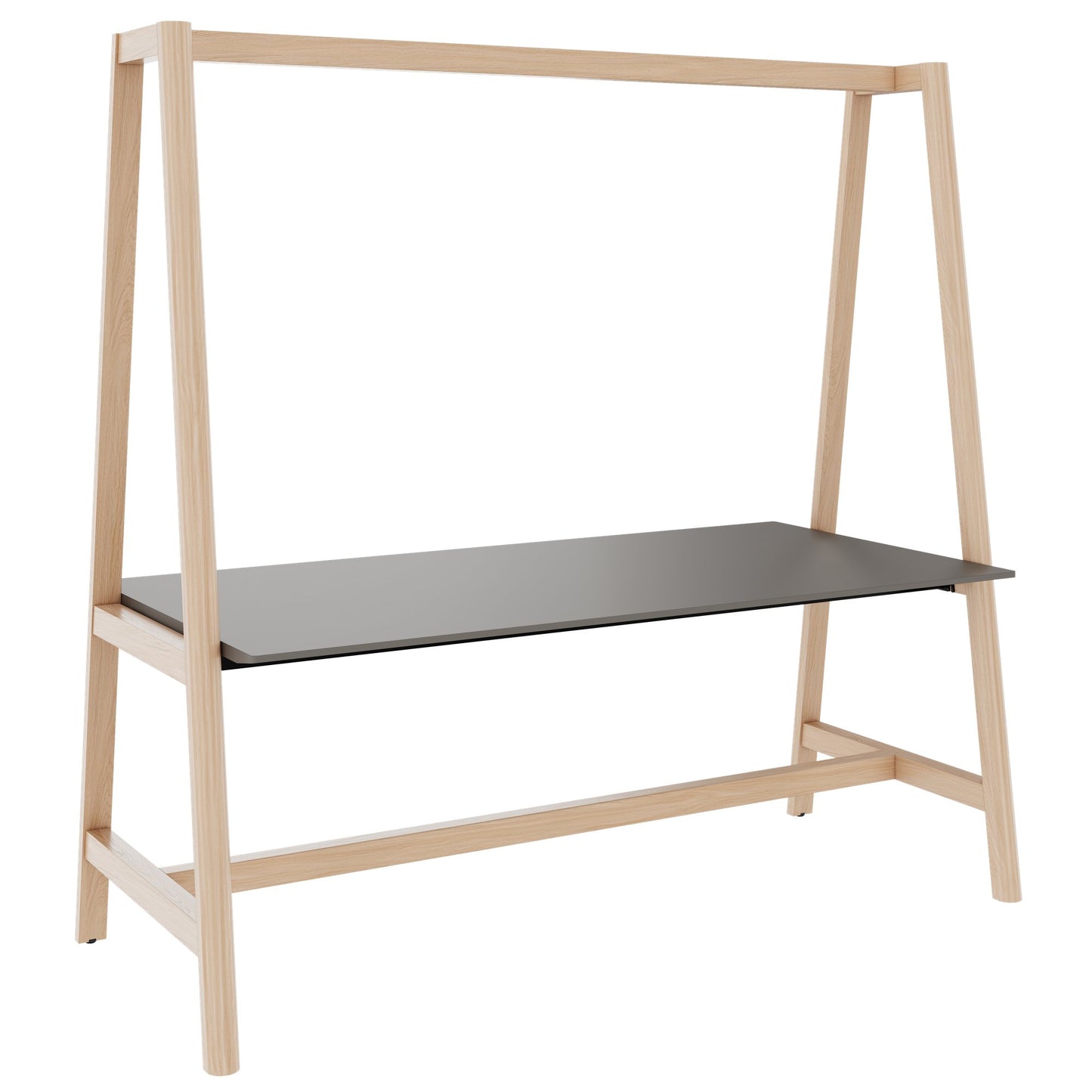 NOVA WOOD Tabella multiuso | 1400 - 1800 x 740 - 1050 mm, Fenix Grey