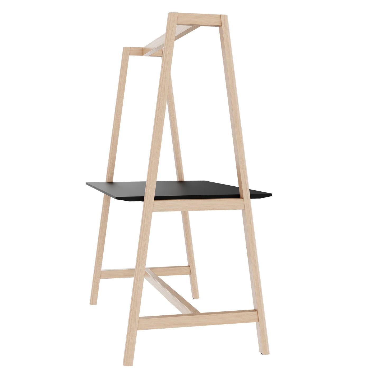NOVA WOOD Tabella multiuso | 1400 - 1800 x 740 - 1050 mm, Fenix Black