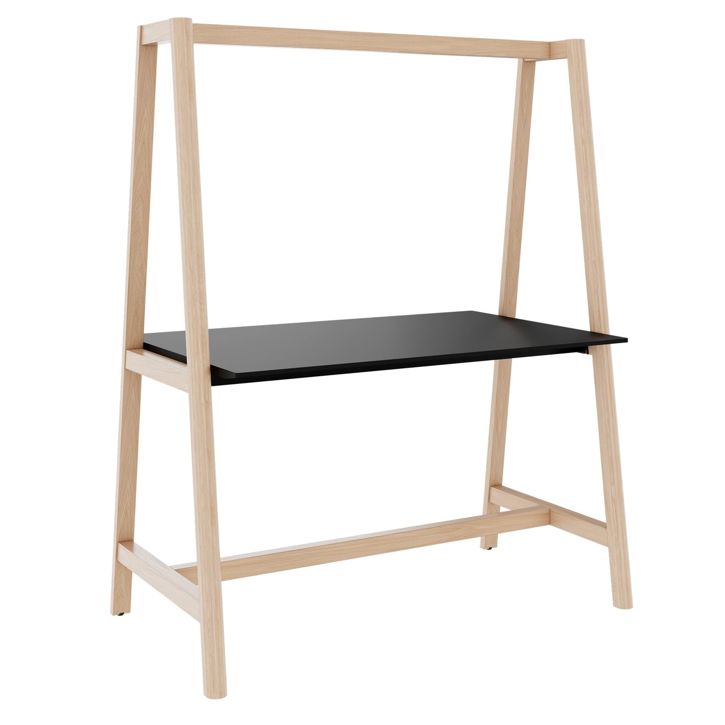 NOVA WOOD Tabella multiuso | 1400 - 1800 x 740 - 1050 mm, Fenix Black