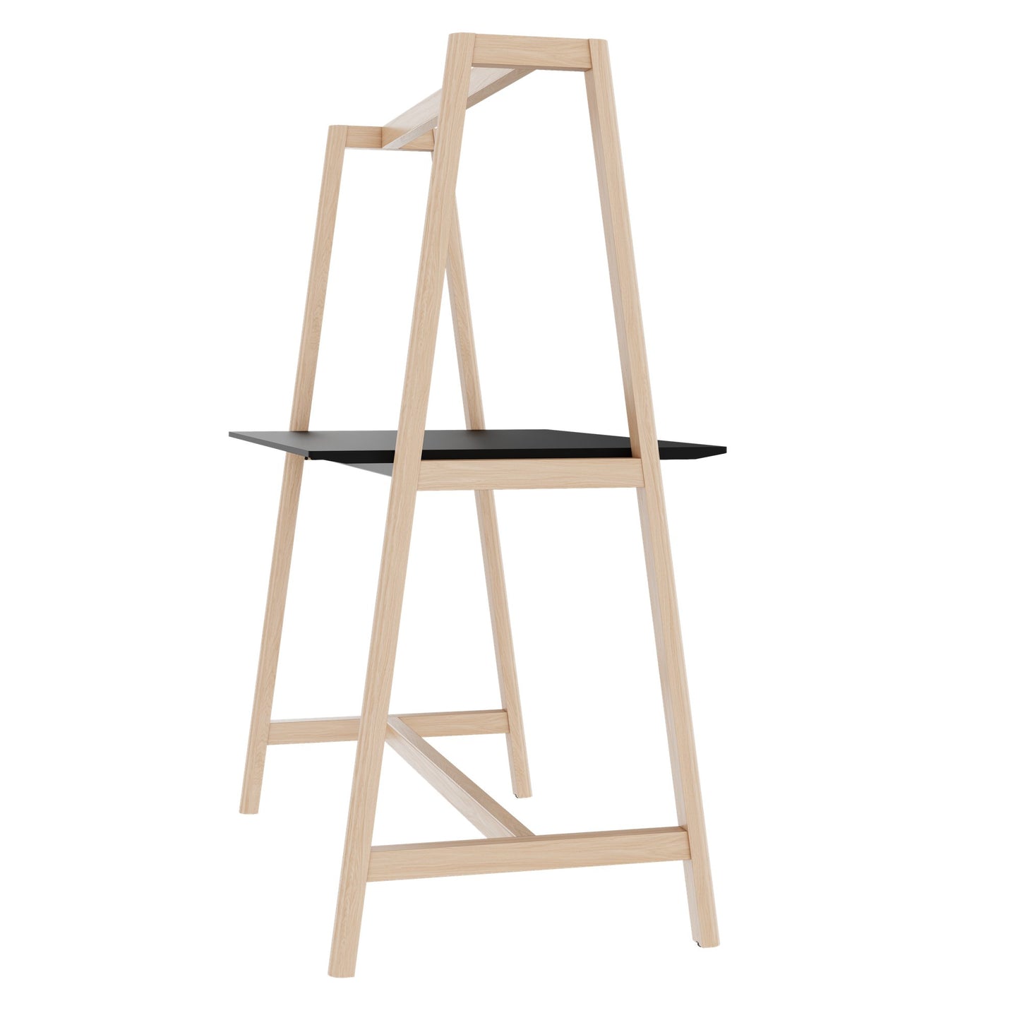 NOVA WOOD Tabella multiuso | 1400 - 1800 x 740 - 1050 mm, Fenix Black
