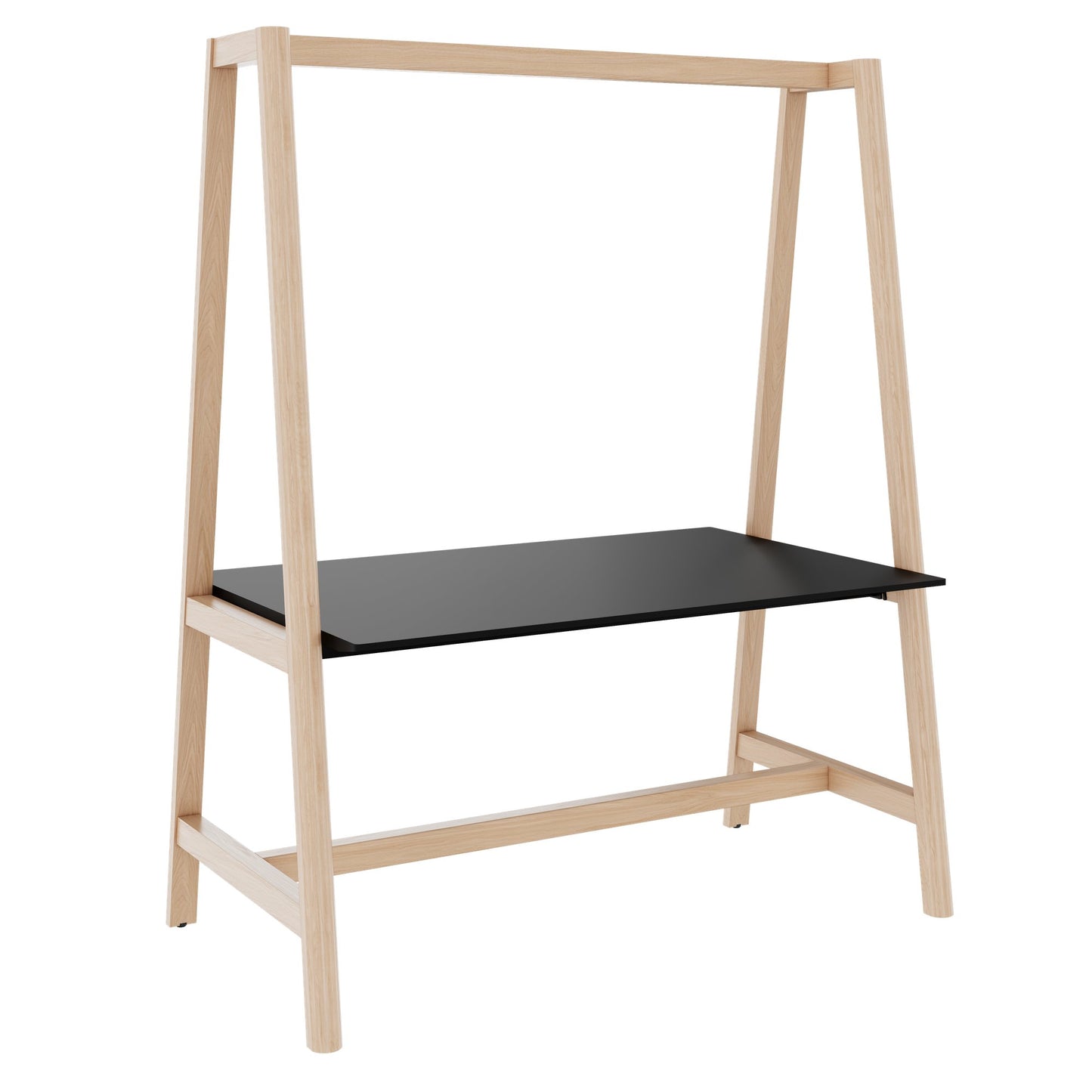 NOVA WOOD Tabella multiuso | 1400 - 1800 x 740 - 1050 mm, Fenix Black