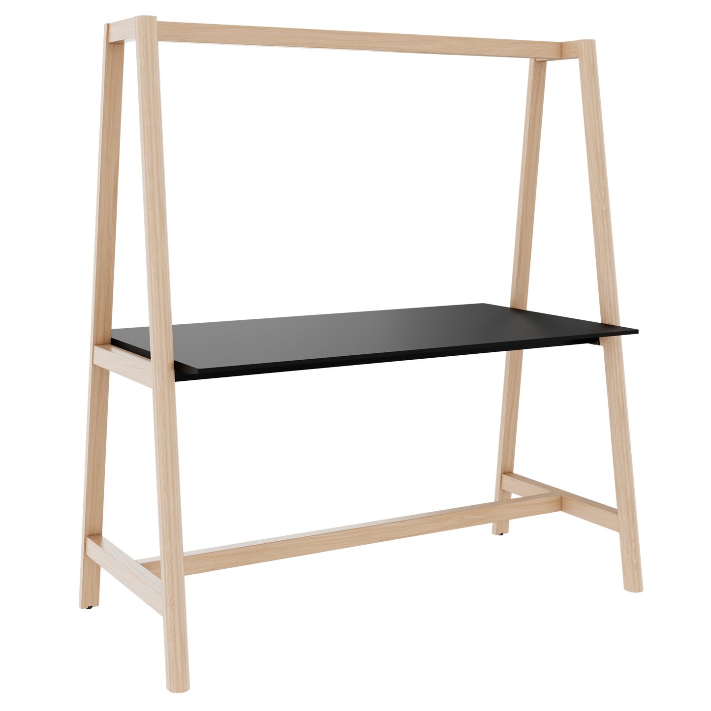 NOVA WOOD Tabella multiuso | 1400 - 1800 x 740 - 1050 mm, Fenix Black