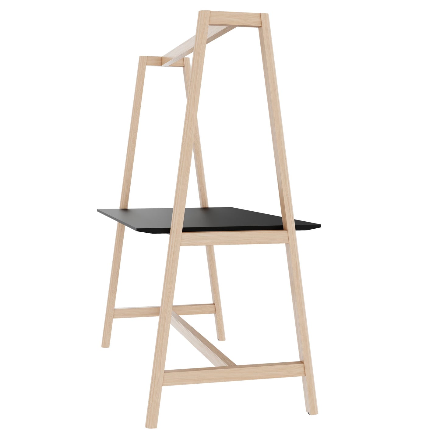 NOVA WOOD Tabella multiuso | 1400 - 1800 x 740 - 1050 mm, Fenix Black