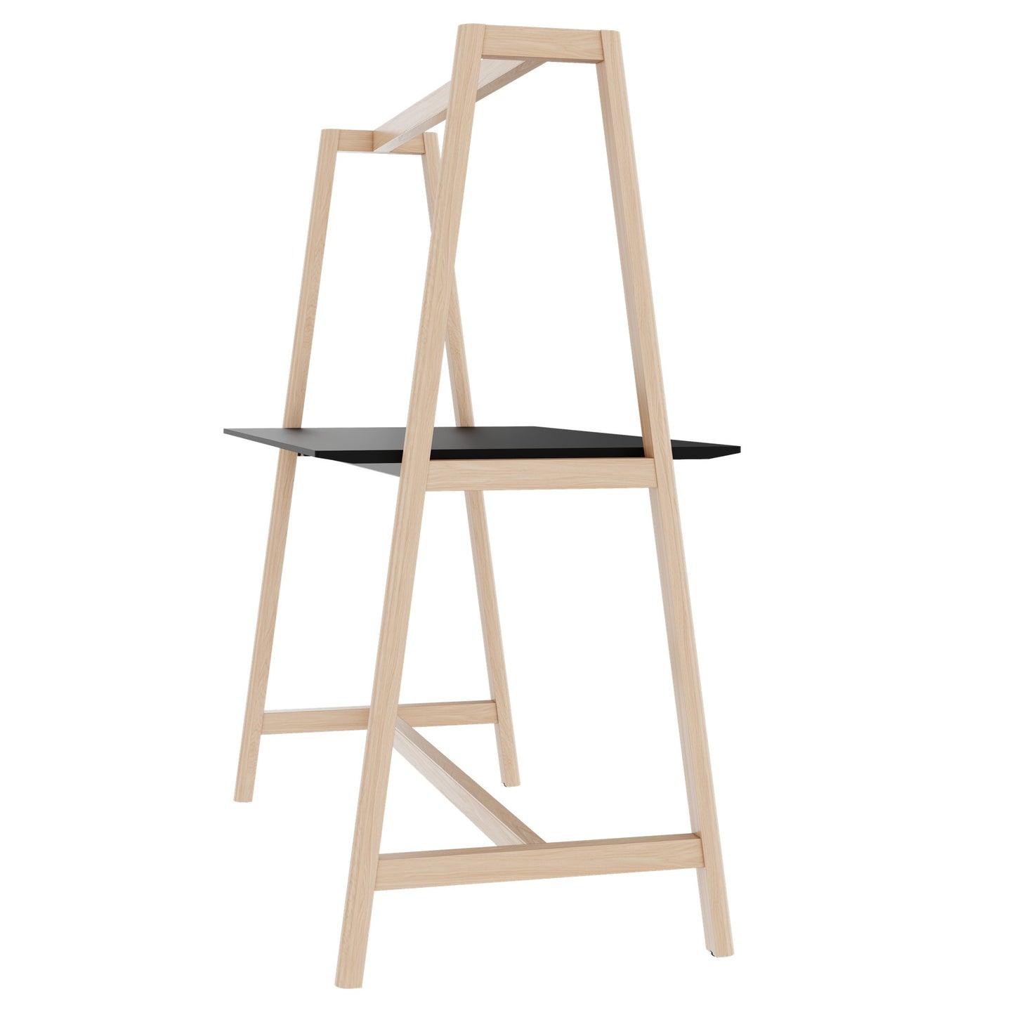 NOVA WOOD Tabella multiuso | 1400 - 1800 x 740 - 1050 mm, Fenix Black