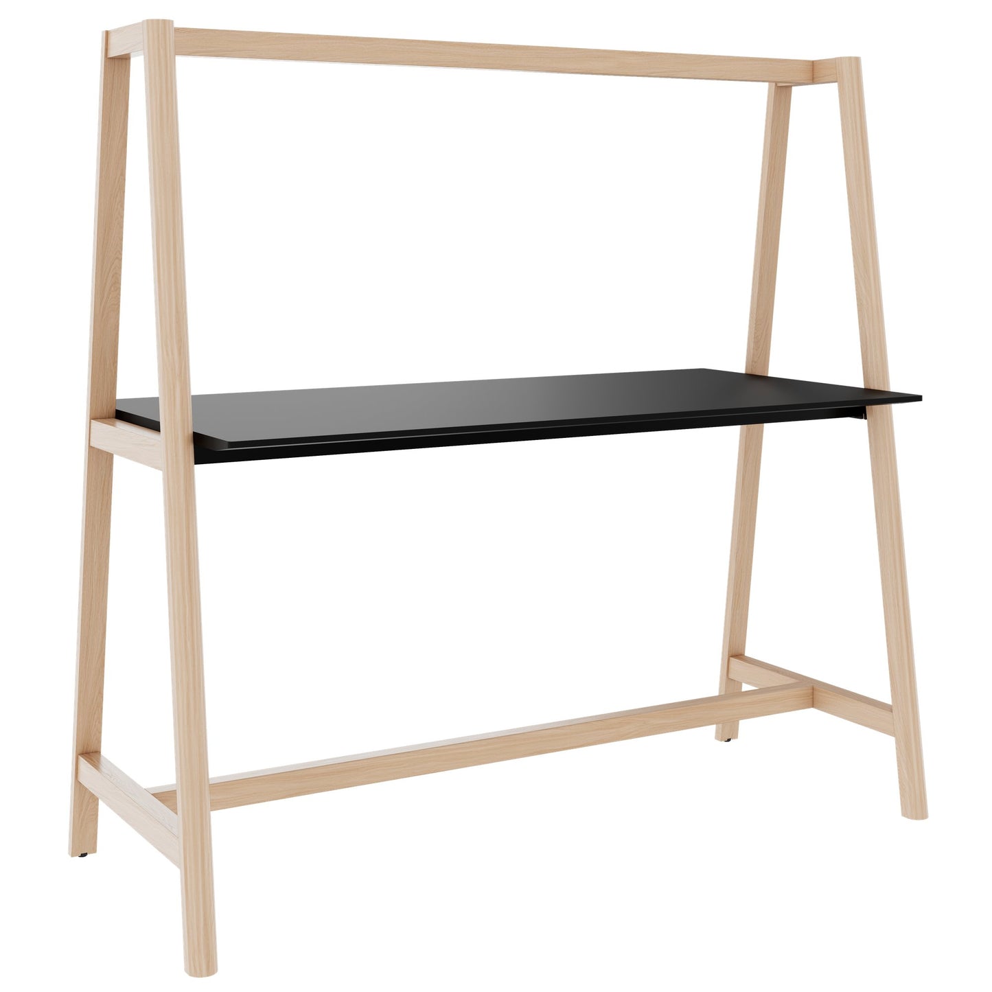 NOVA WOOD Tabella multiuso | 1400 - 1800 x 740 - 1050 mm, Fenix Black