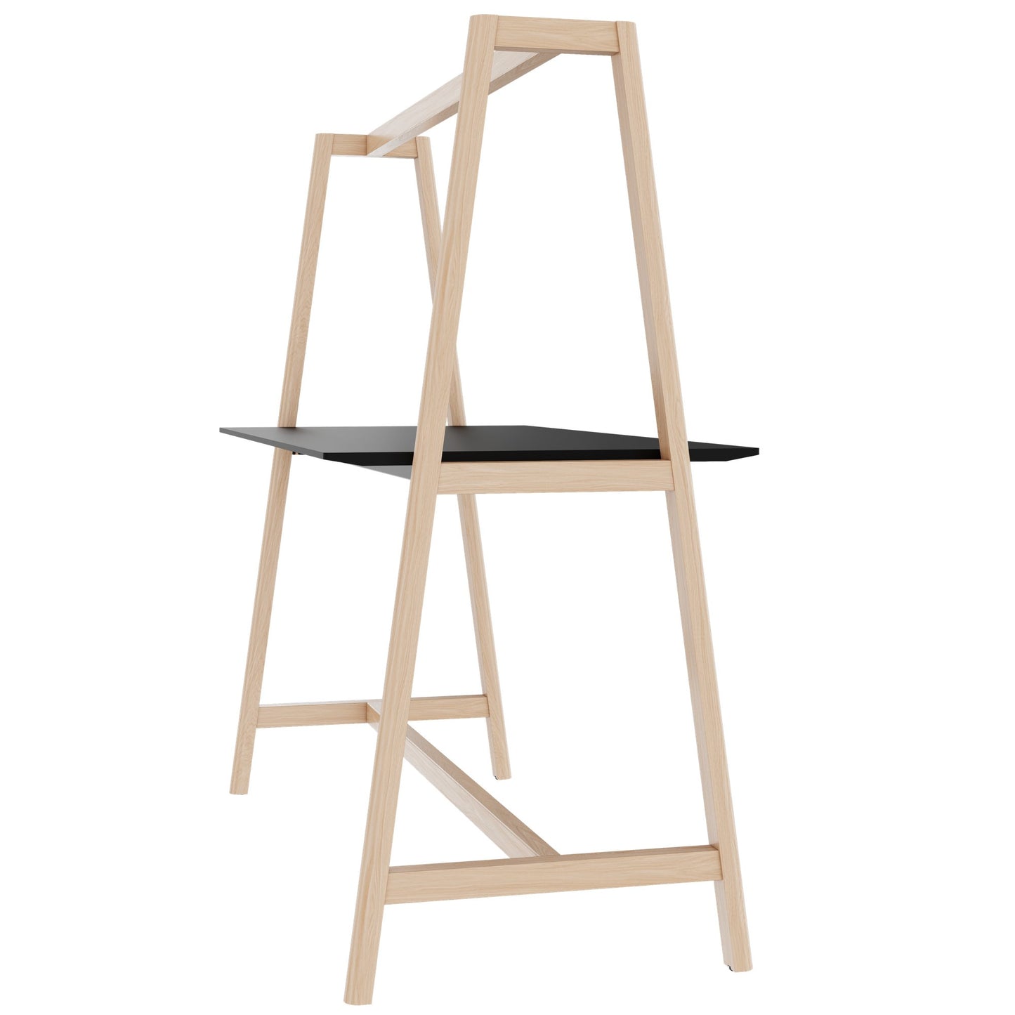 NOVA WOOD Tabella multiuso | 1400 - 1800 x 740 - 1050 mm, Fenix Black