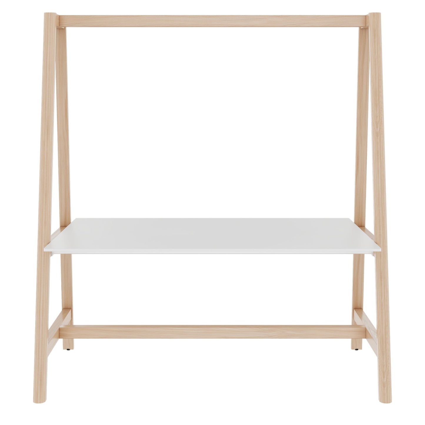 NOVA WOOD Multipurpose Tisch | 1400 - 1800 x 740 - 1050 mm, HPL Weiß