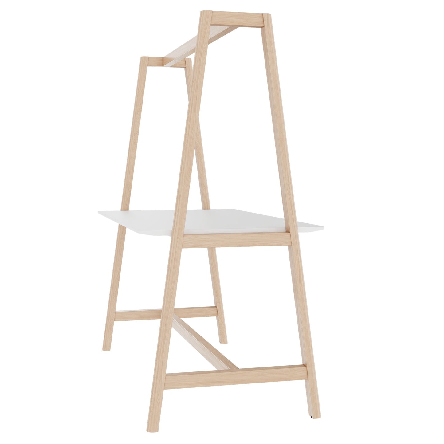 NOVA WOOD Multipurpose Tisch | 1400 - 1800 x 740 - 1050 mm, HPL Weiß