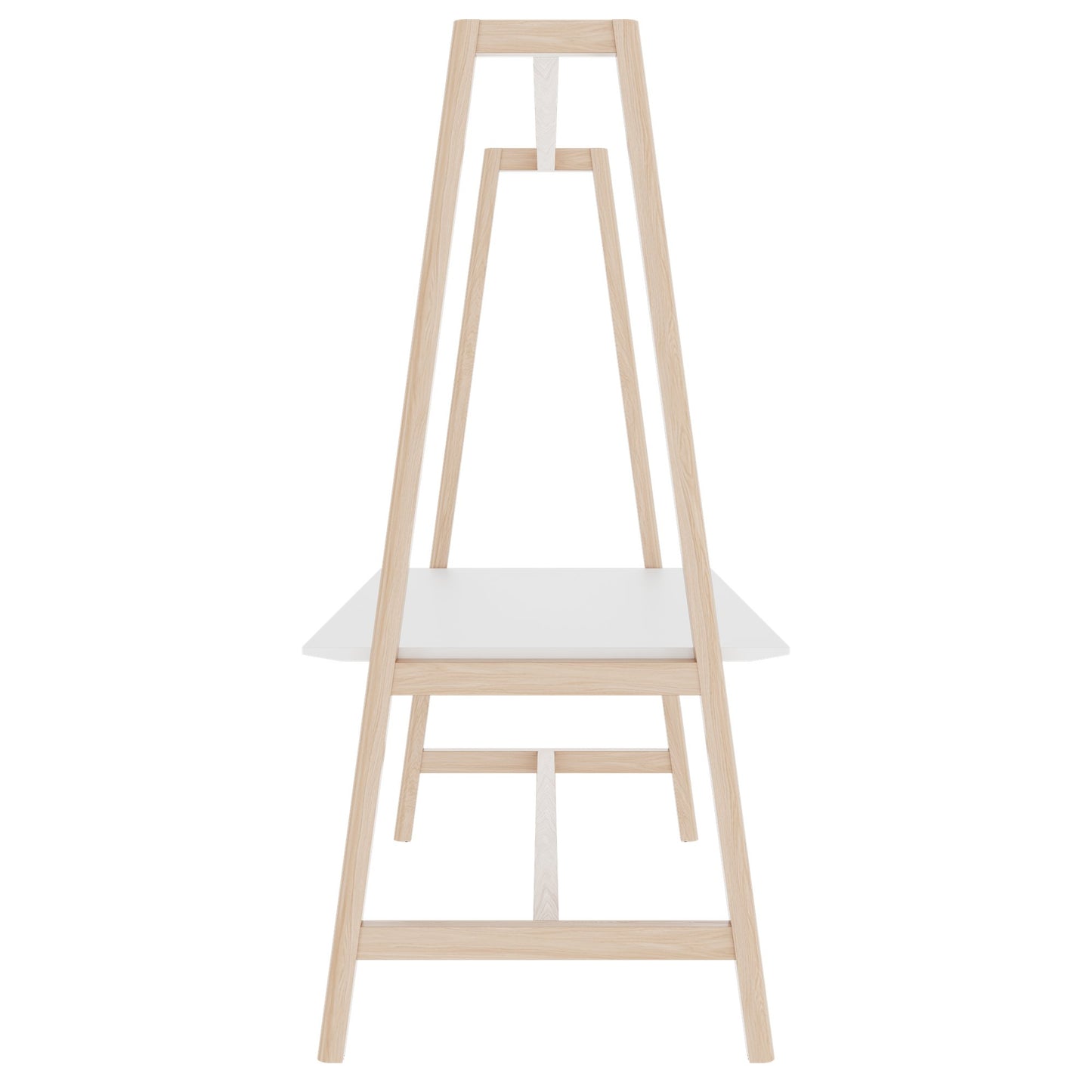 NOVA WOOD Multipurpose Tisch | 1400 - 1800 x 740 - 1050 mm, HPL Weiß