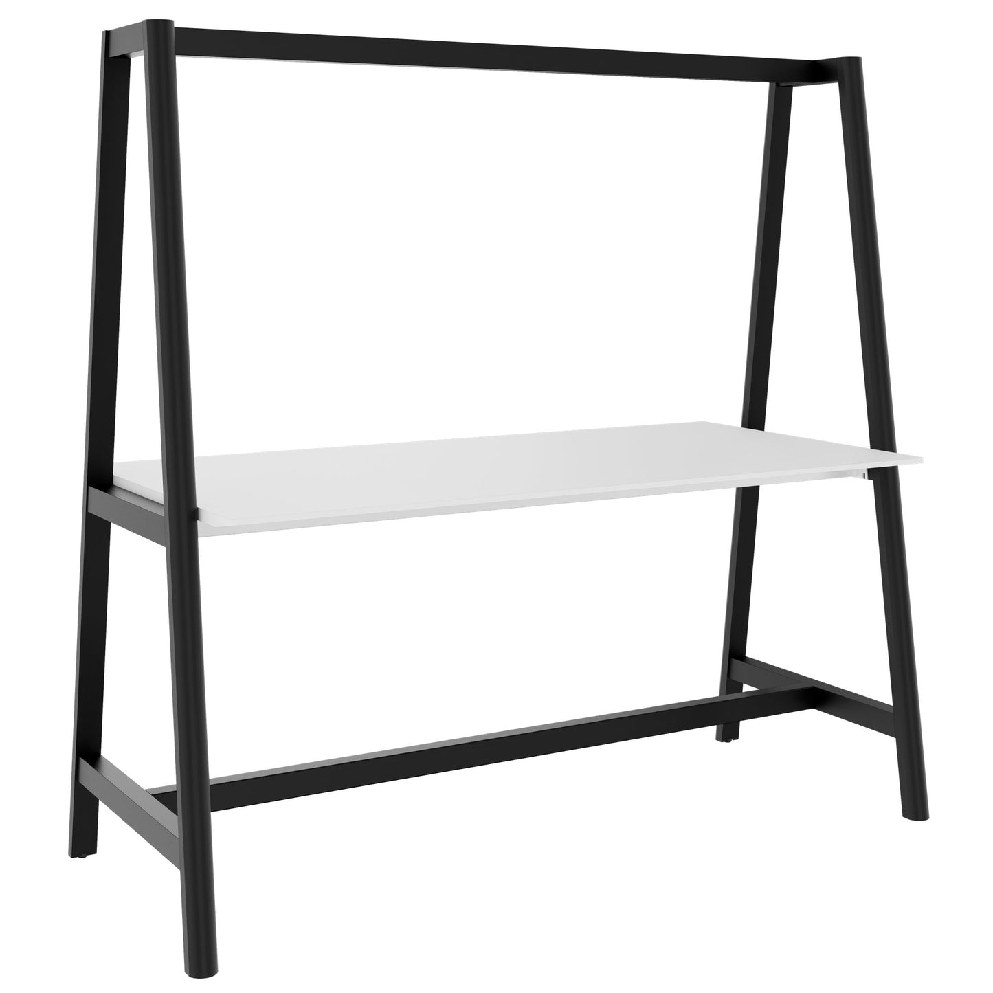 NOVA WOOD Multipurpose Tisch | 1400 - 1800 x 740 - 1050 mm, HPL Weiß