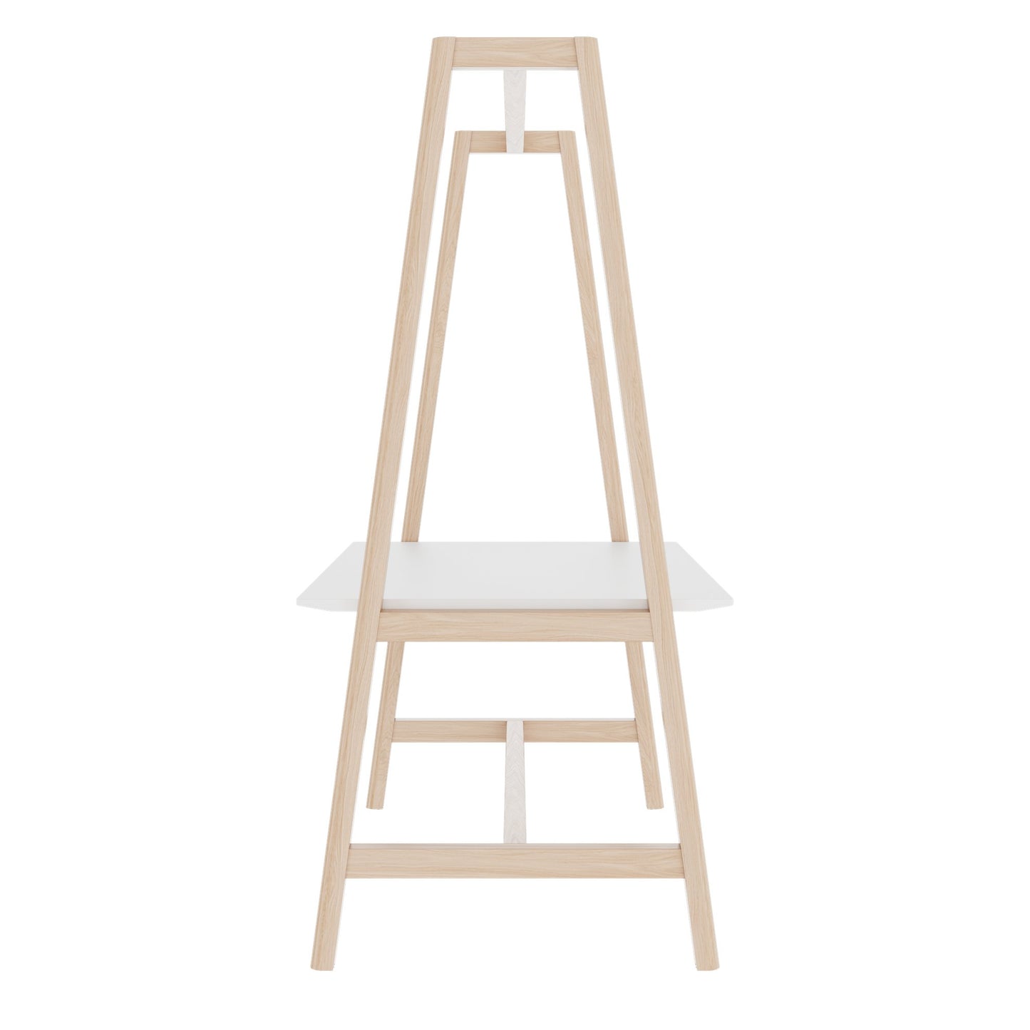 NOVA WOOD Multipurpose Tisch | 1400 - 1800 x 740 - 1050 mm, HPL Weiß