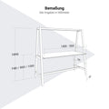 NOVA WOOD Multipurpose Tisch | 1400 - 1800 x 740 - 1050 mm, HPL Weiß - 7 Thumbnail Image