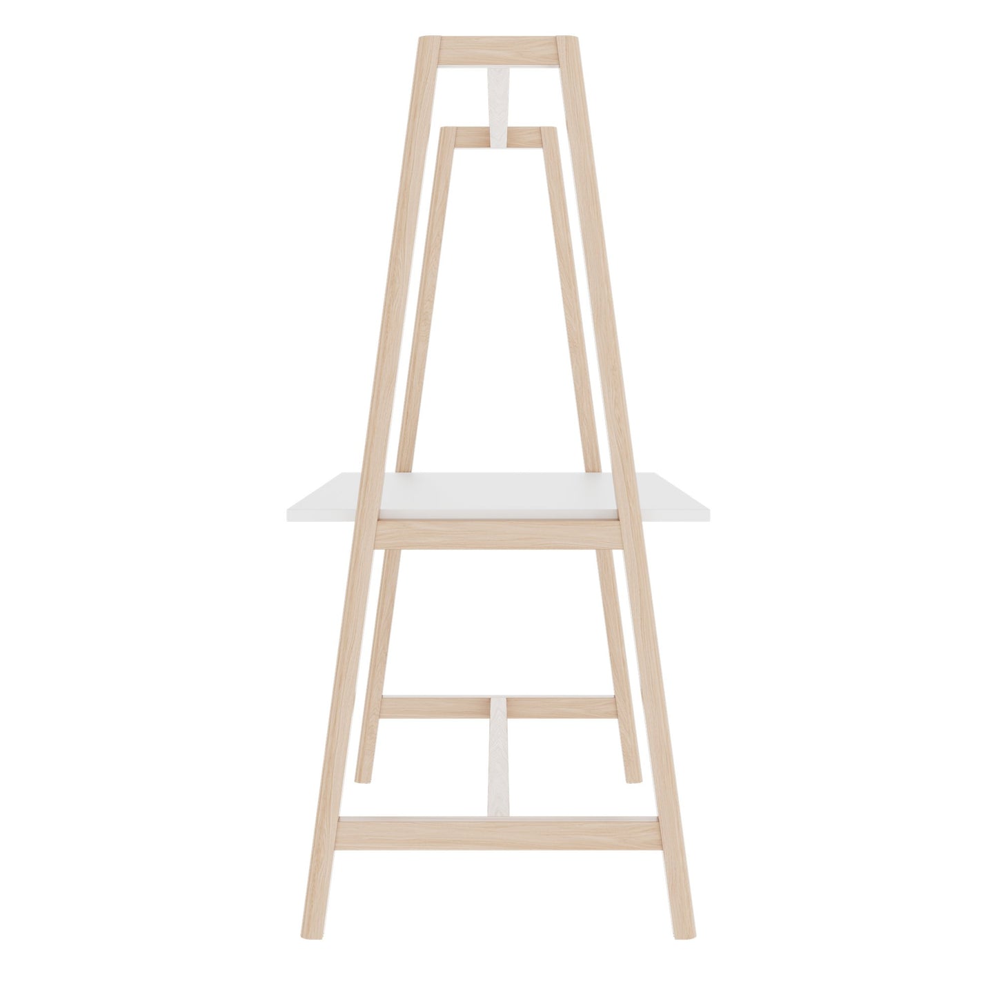 NOVA WOOD Multipurpose table | 1400 - 1800 x 740 - 1050 mm, white