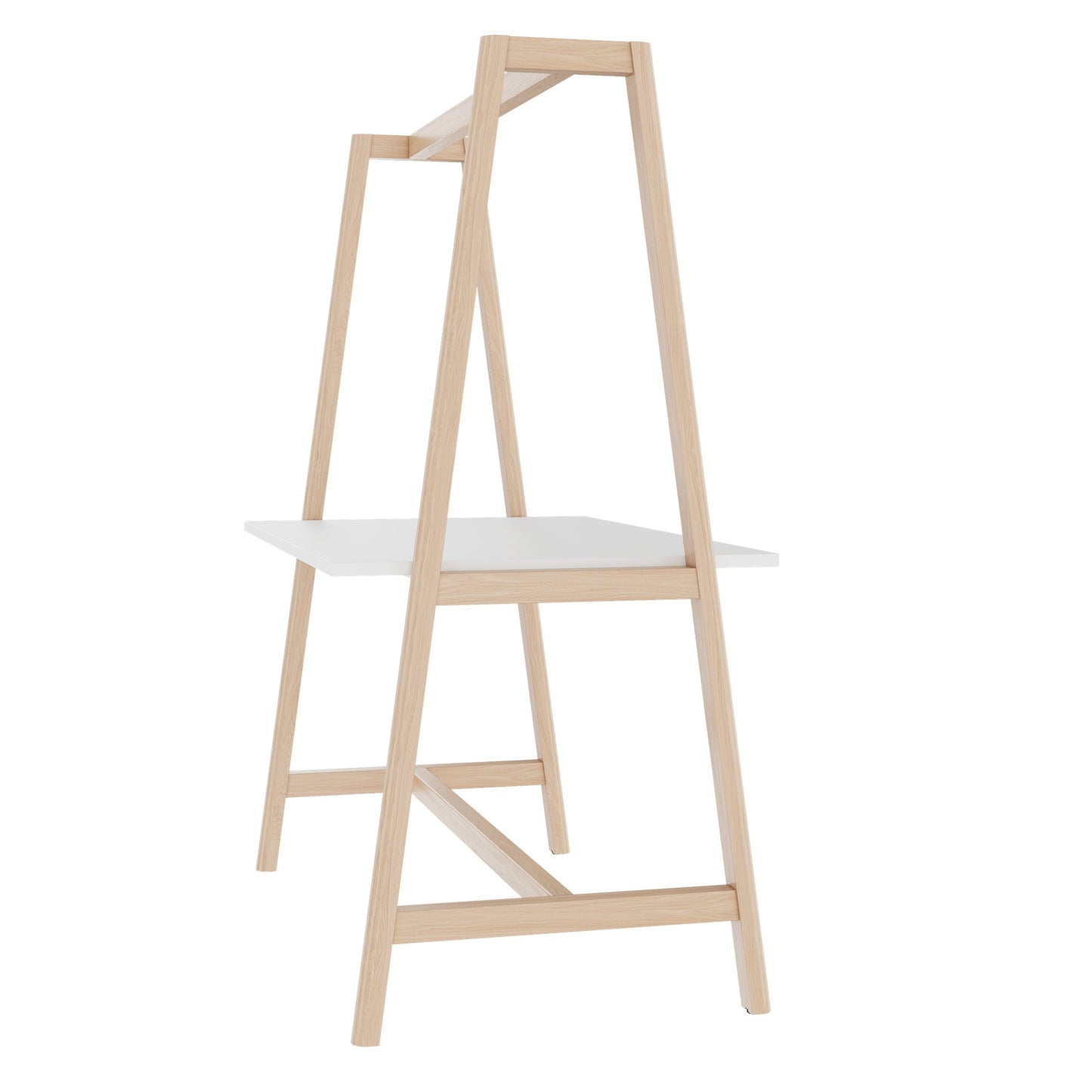 NOVA WOOD Multipurpose table | 1400 - 1800 x 740 - 1050 mm, white