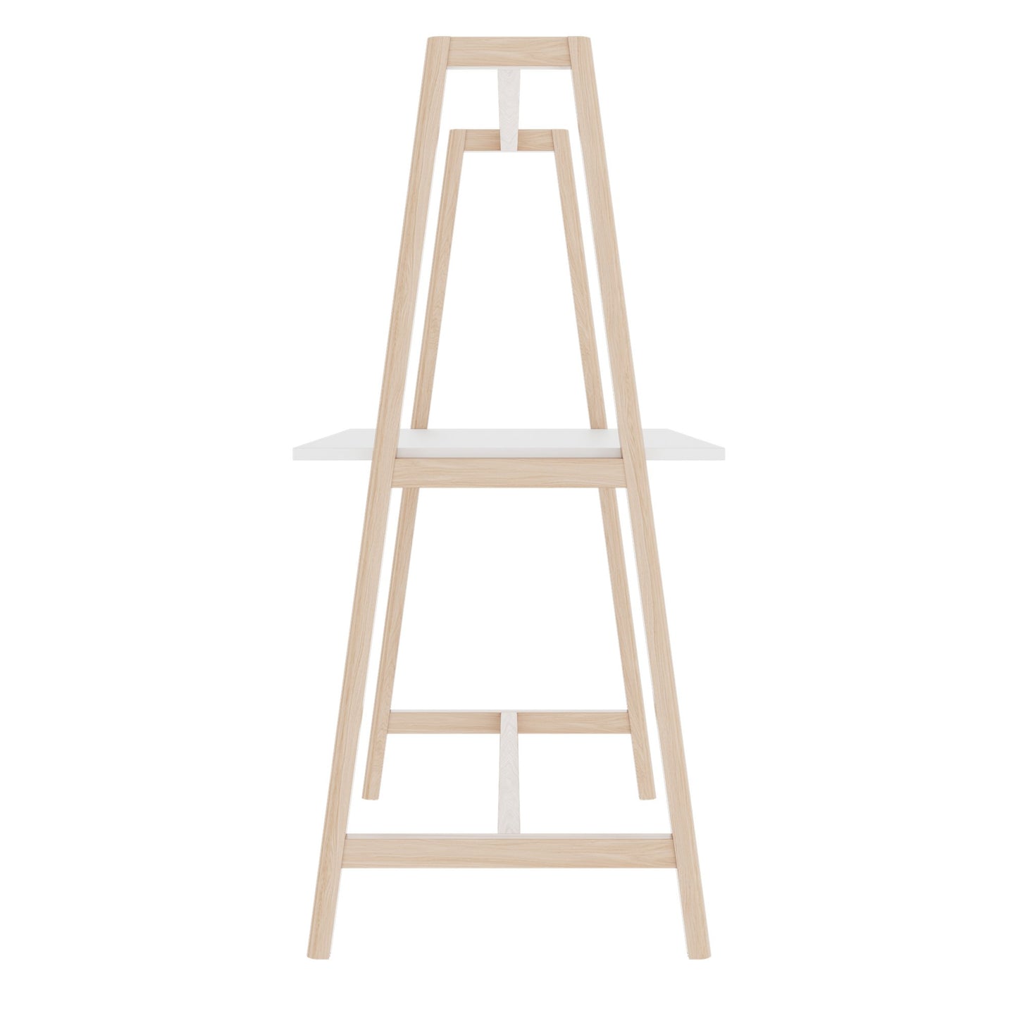 NOVA WOOD Multipurpose table | 1400 - 1800 x 740 - 1050 mm, white