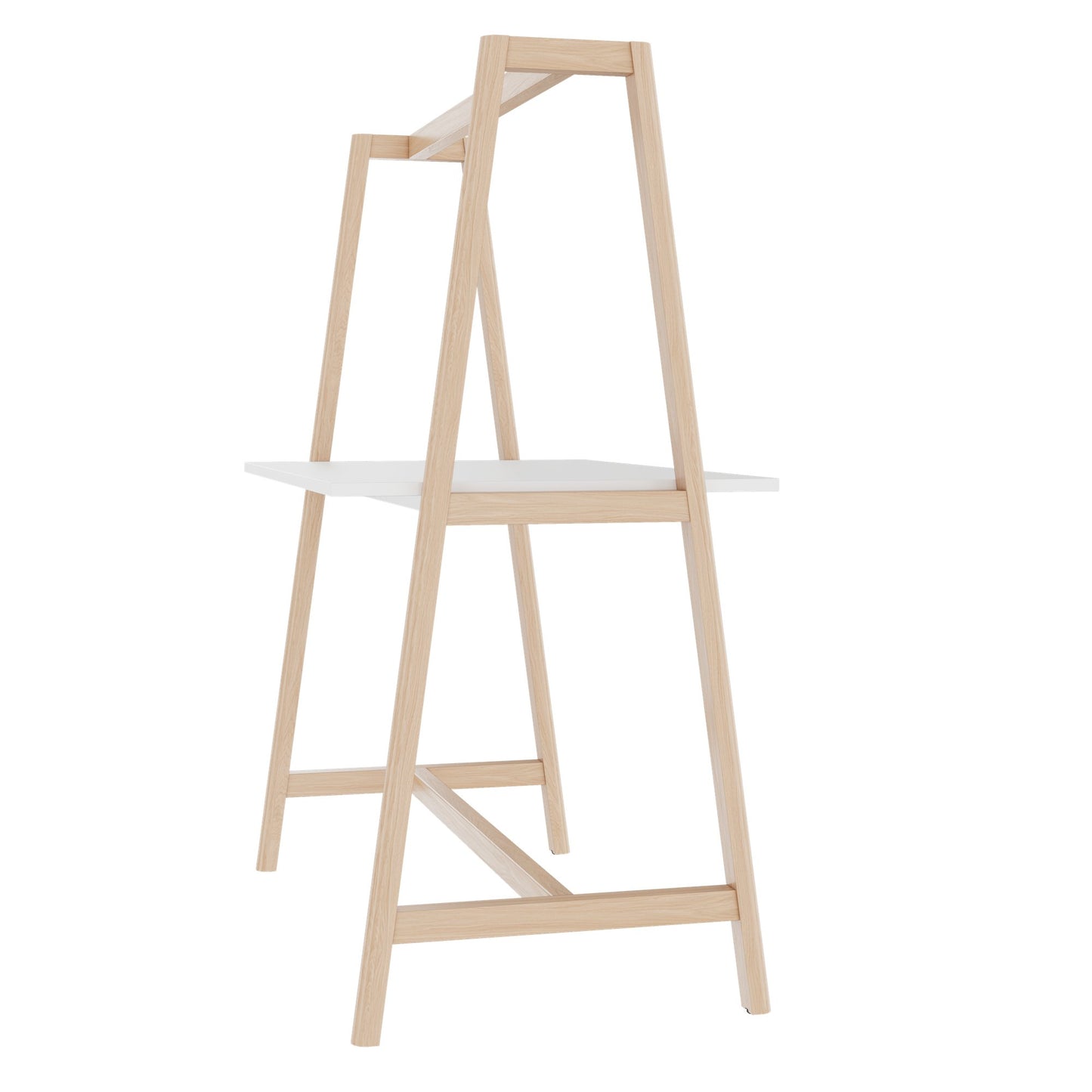 NOVA WOOD Multipurpose table | 1400 - 1800 x 740 - 1050 mm, white