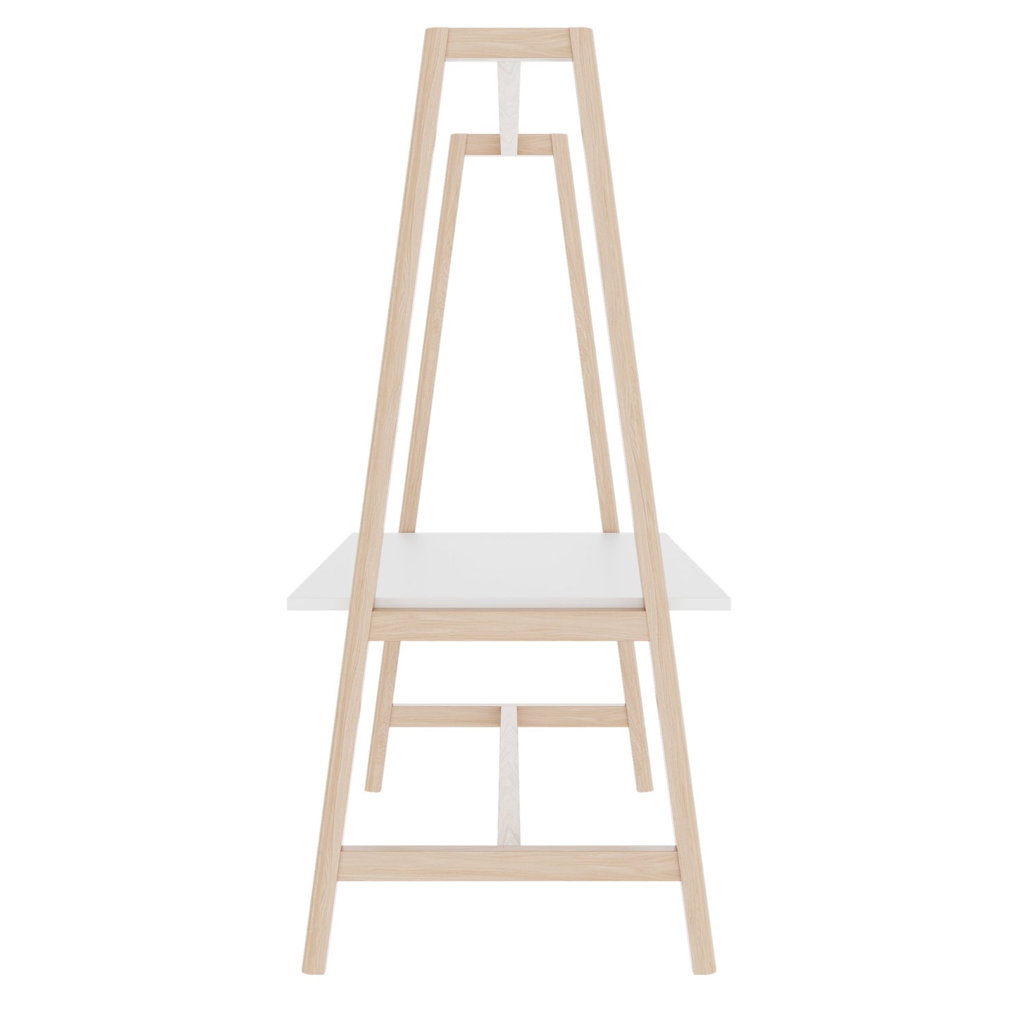 NOVA WOOD Multipurpose table | 1400 - 1800 x 740 - 1050 mm, white