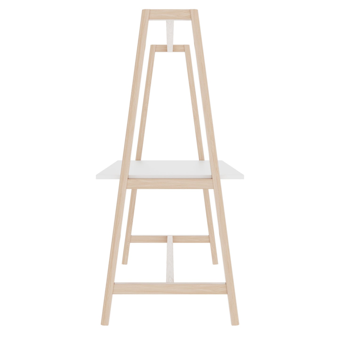 NOVA WOOD Multipurpose table | 1400 - 1800 x 740 - 1050 mm, white