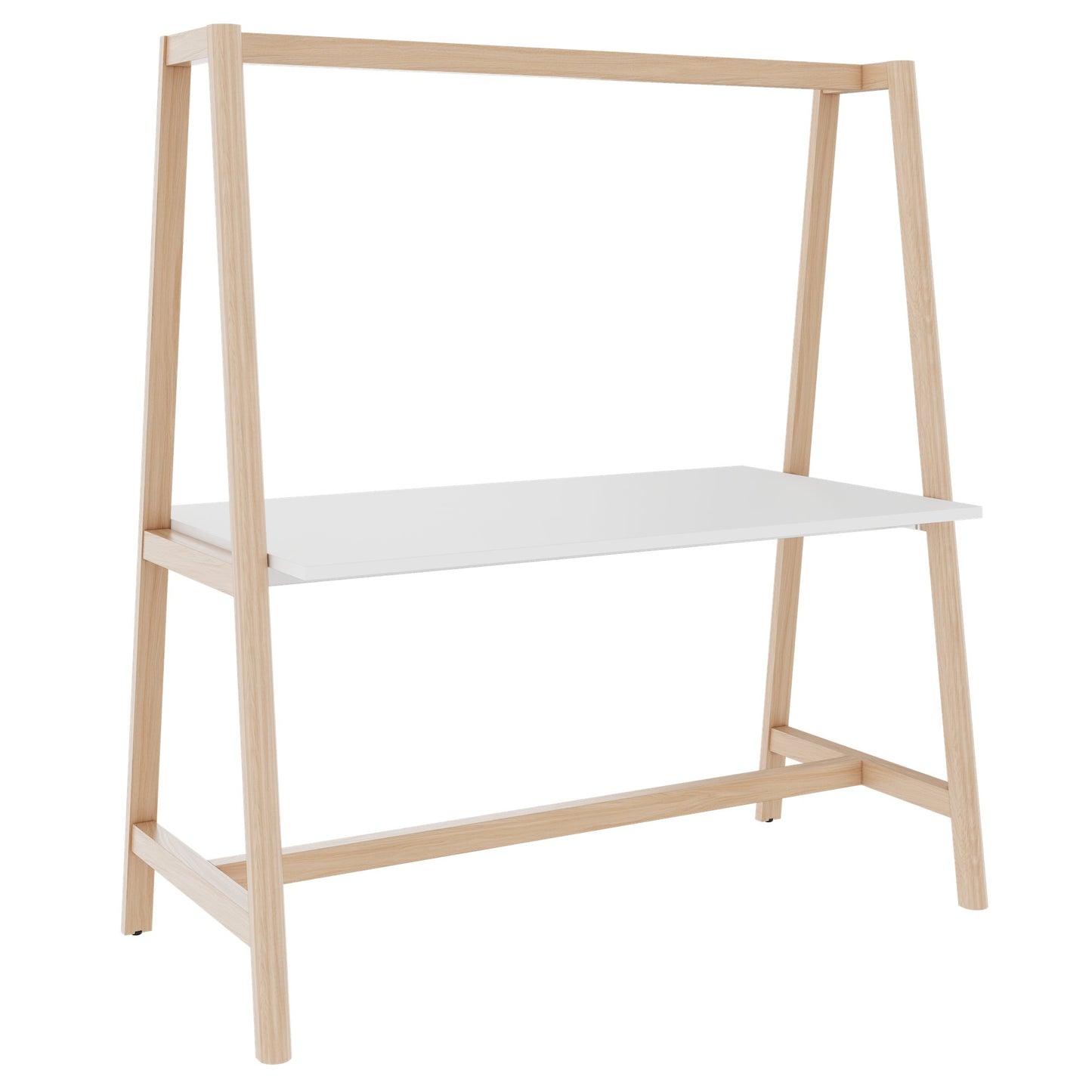 NOVA WOOD Multipurpose table | 1400 - 1800 x 740 - 1050 mm, white