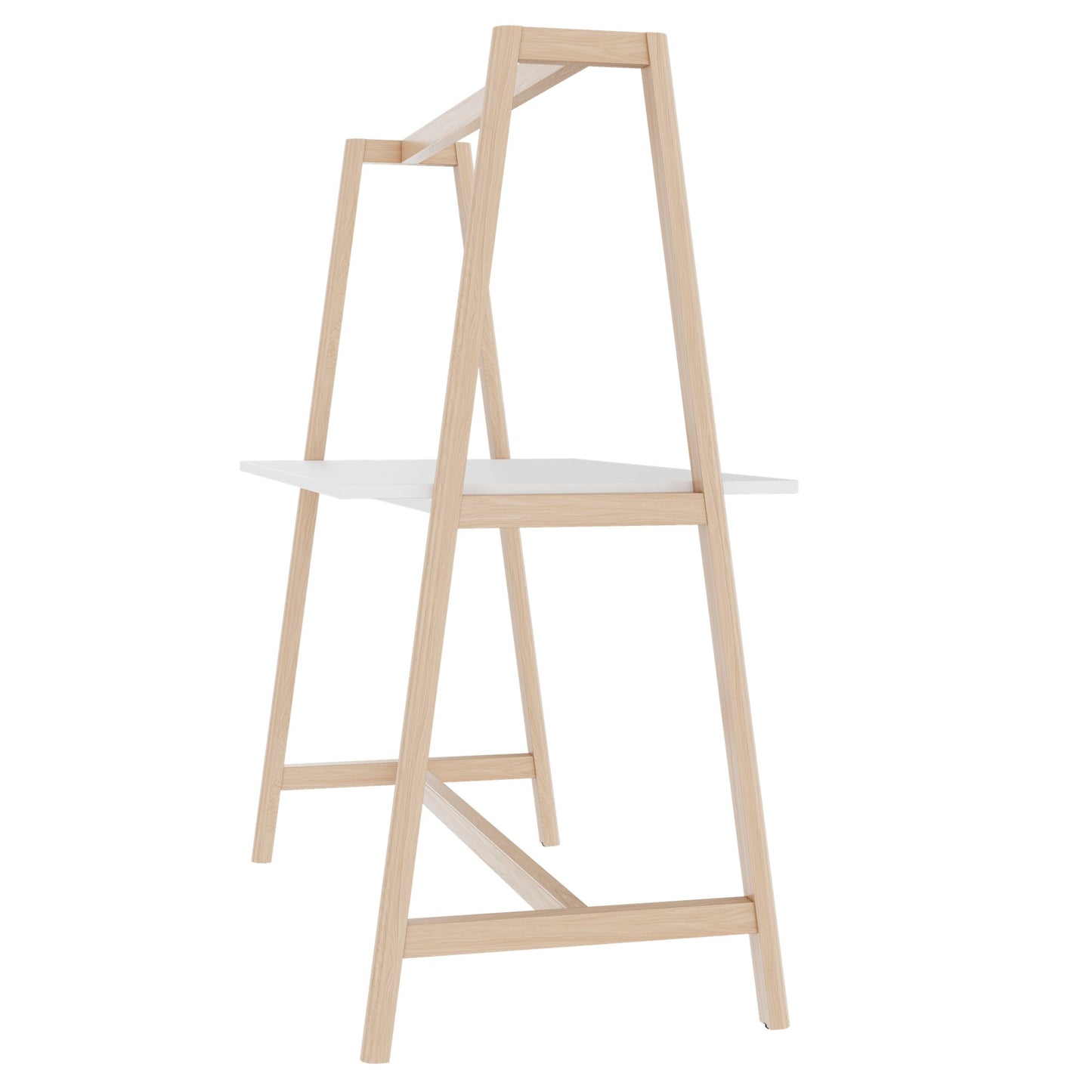 NOVA WOOD Multipurpose table | 1400 - 1800 x 740 - 1050 mm, white