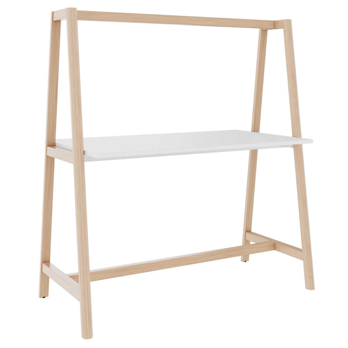 NOVA WOOD Multipurpose table | 1400 - 1800 x 740 - 1050 mm, white