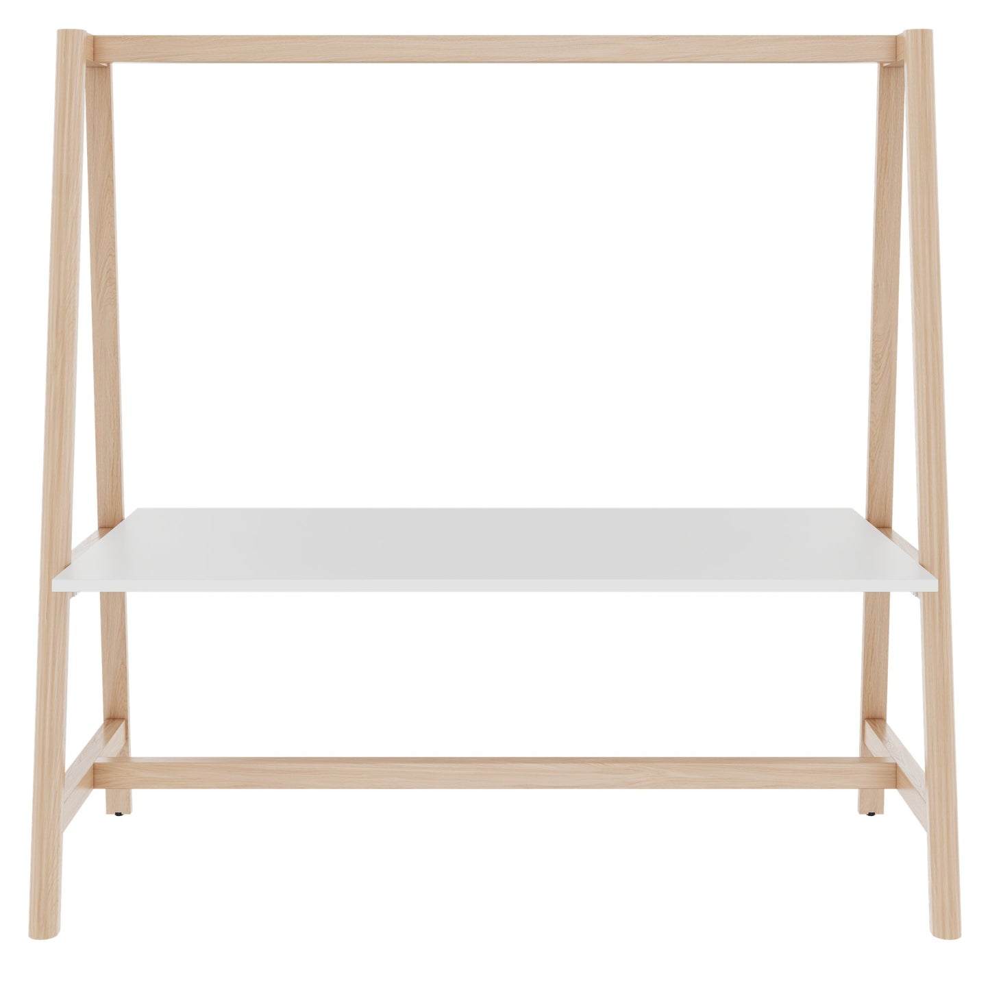 NOVA WOOD Multipurpose table | 1400 - 1800 x 740 - 1050 mm, white