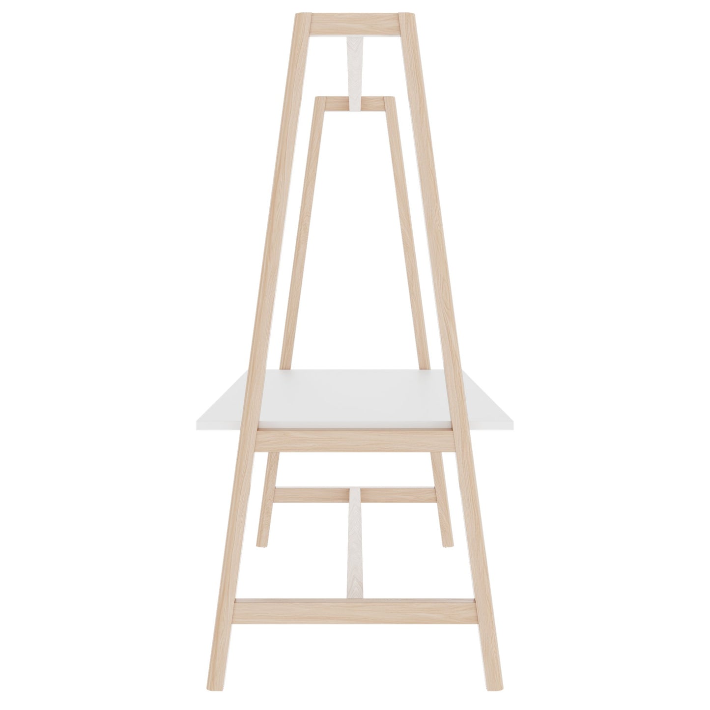 NOVA WOOD Multipurpose table | 1400 - 1800 x 740 - 1050 mm, white