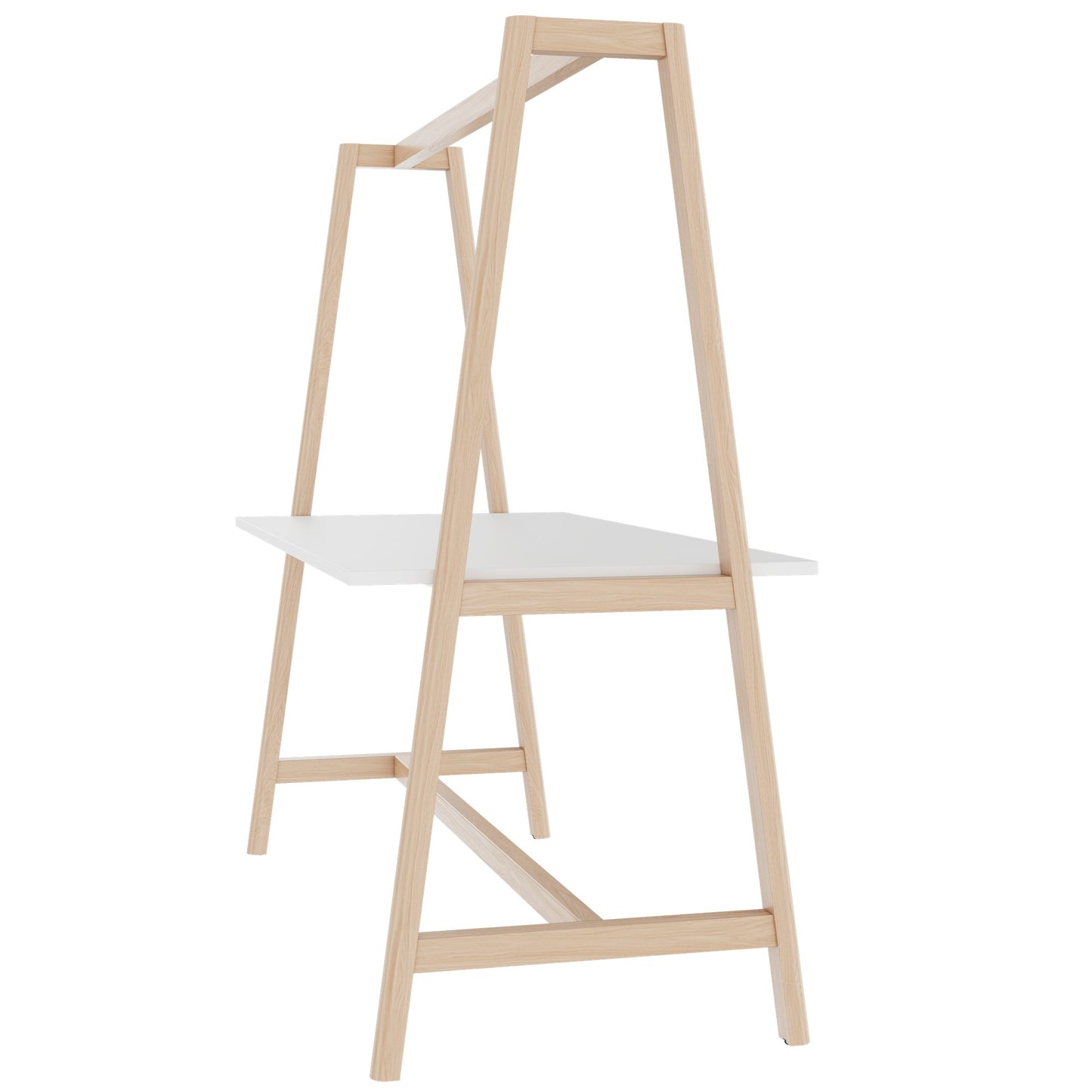 NOVA WOOD Multipurpose table | 1400 - 1800 x 740 - 1050 mm, white
