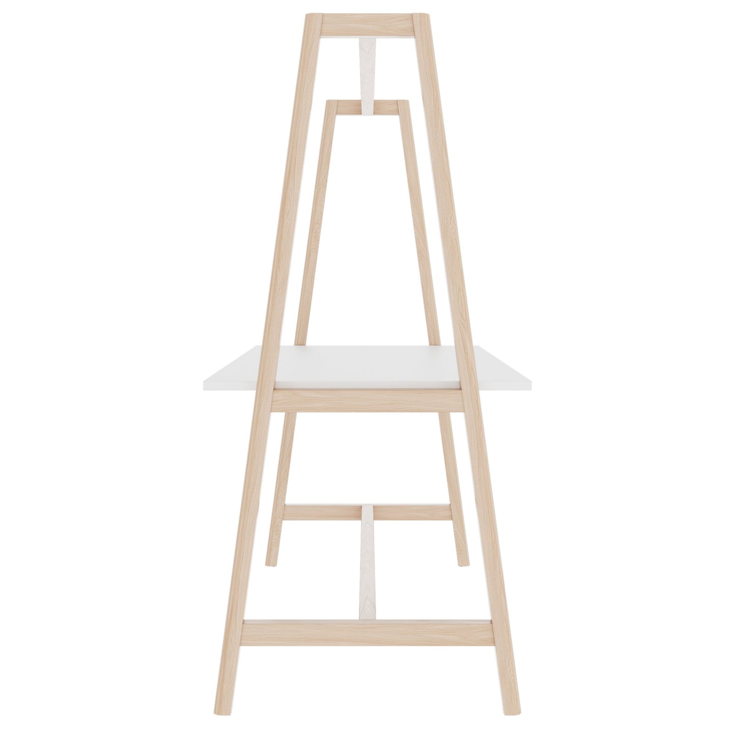NOVA WOOD Multipurpose table | 1400 - 1800 x 740 - 1050 mm, white