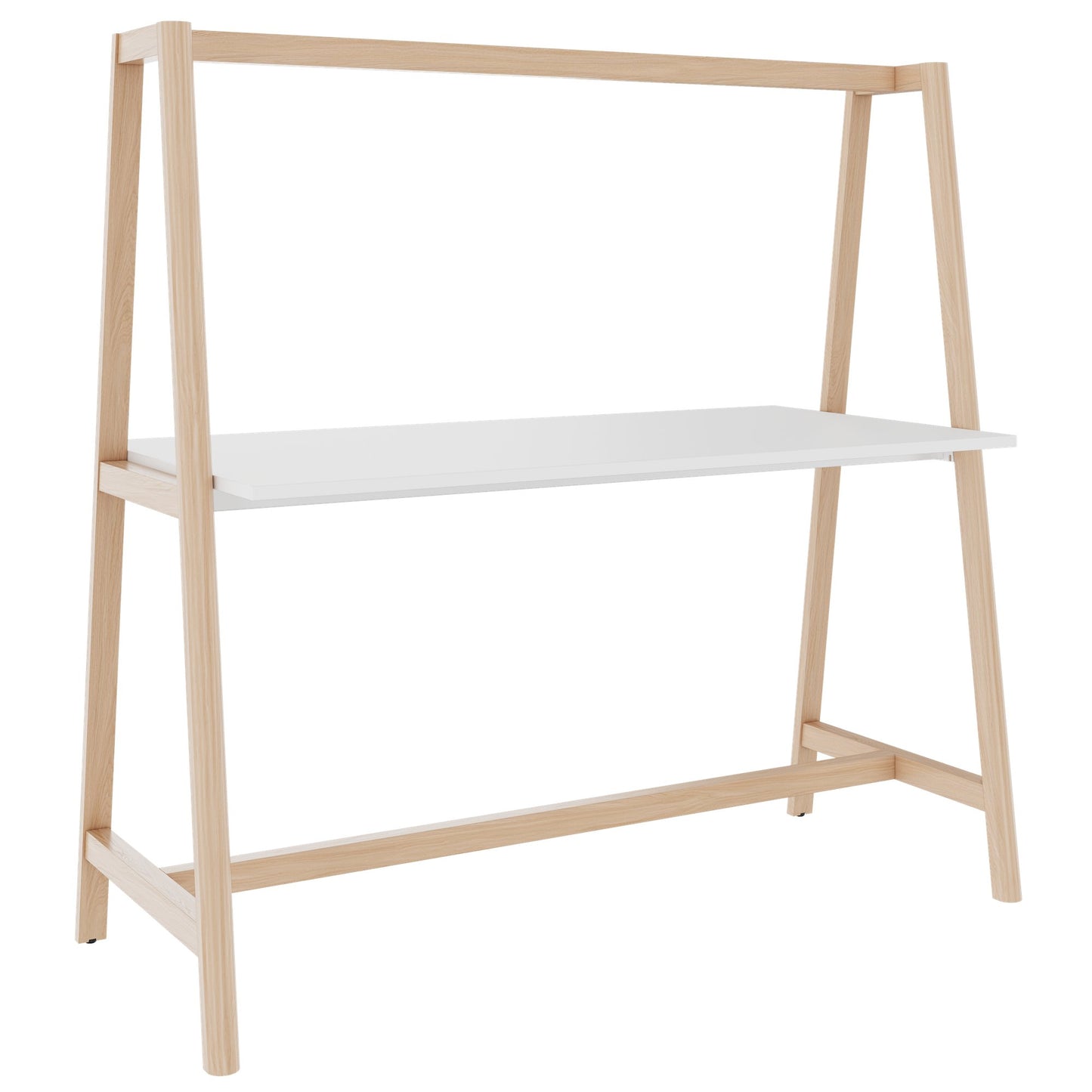 NOVA WOOD Multipurpose table | 1400 - 1800 x 740 - 1050 mm, white