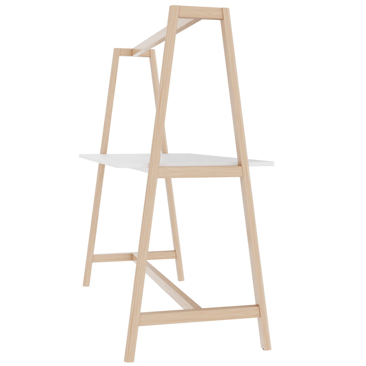 NOVA WOOD Multipurpose table | 1400 - 1800 x 740 - 1050 mm, white
