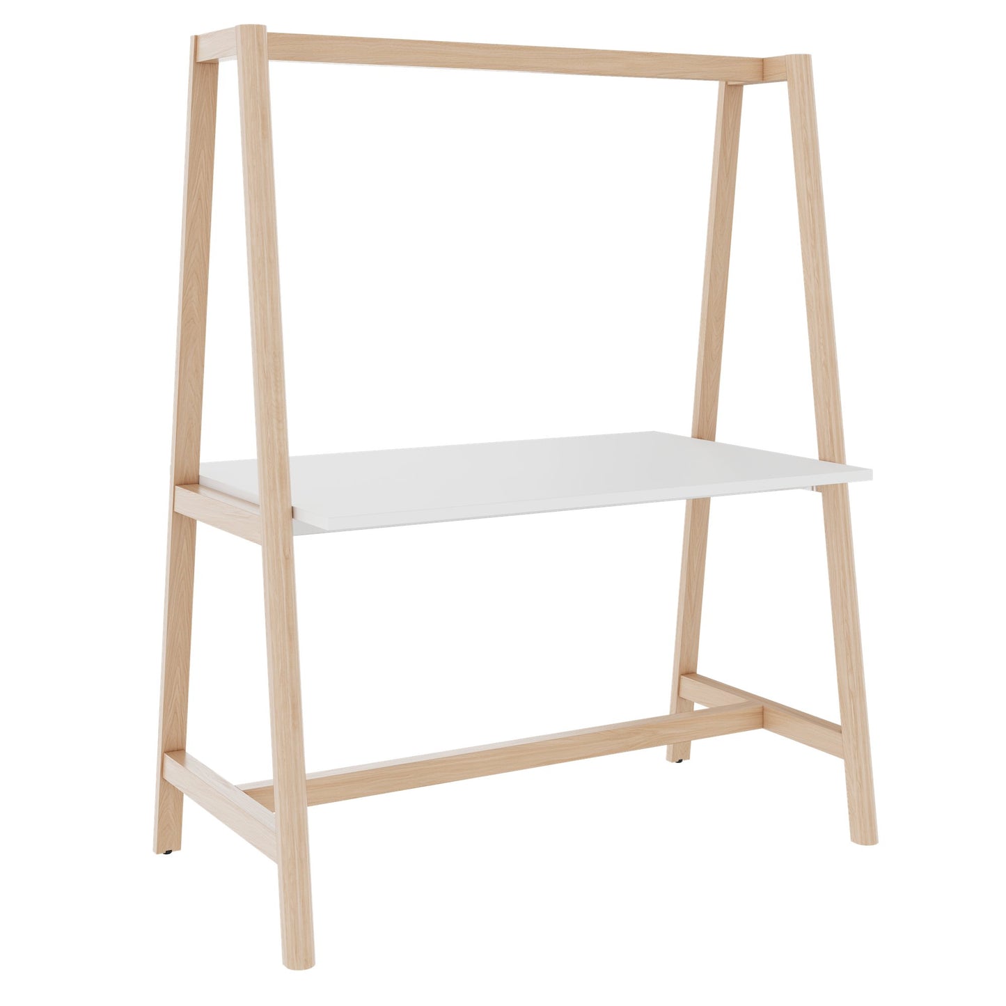 NOVA WOOD Multipurpose table | 1400 - 1800 x 740 - 1050 mm, white