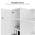 Novum reception counter | 3200-4000 mm, multicolor-LED lighting, white - 5 Thumbnail Image