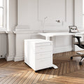 OPTIMA PRO Roll container | 3 metal drawers + 1 small parts, soft close, white - 3 Thumbnail Image