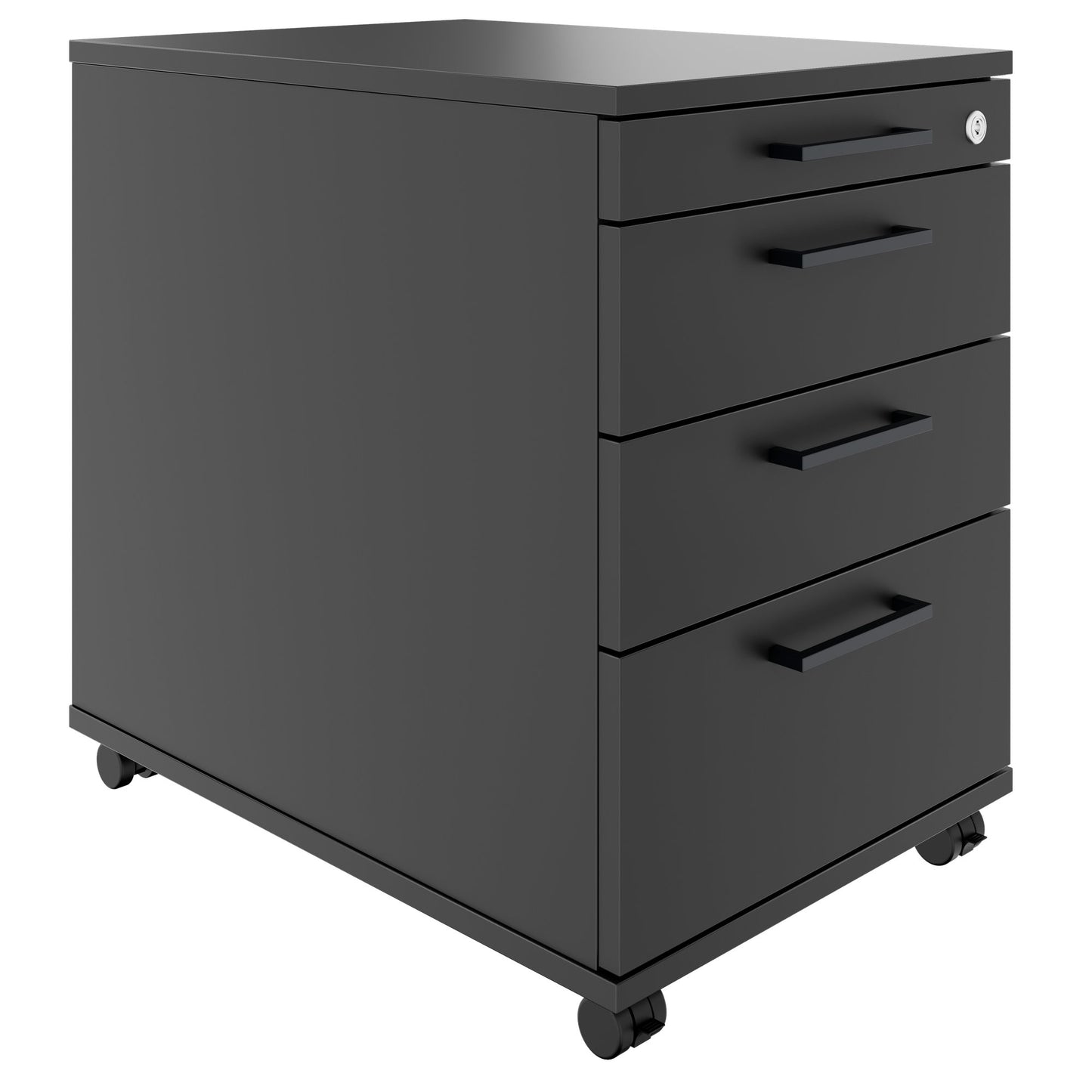 OPTIMA PRO Roll container | 3 metal drawers + 1 small parts, soft close, anthracite