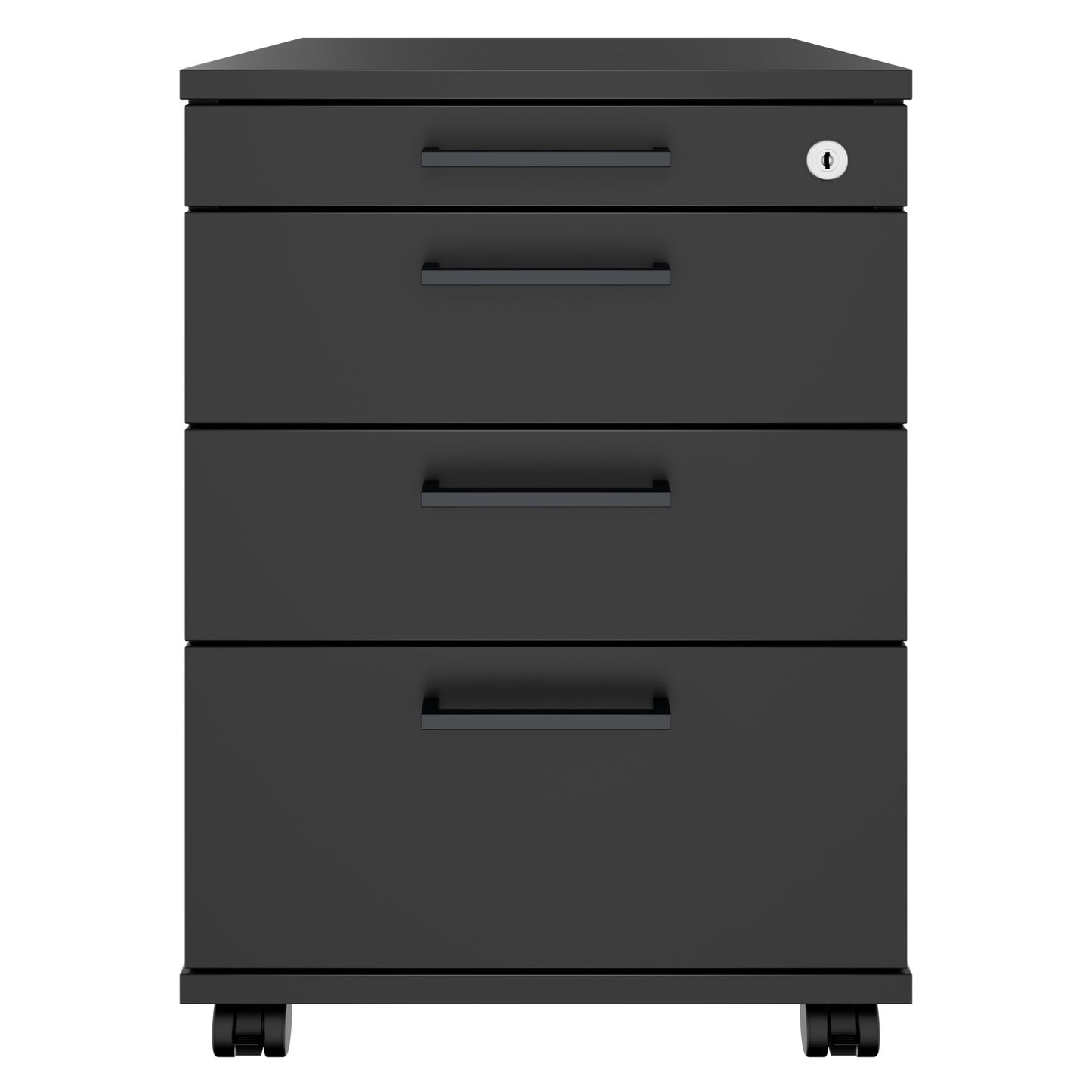 OPTIMA PRO Roll container | 3 metal drawers + 1 small parts, soft close, anthracite