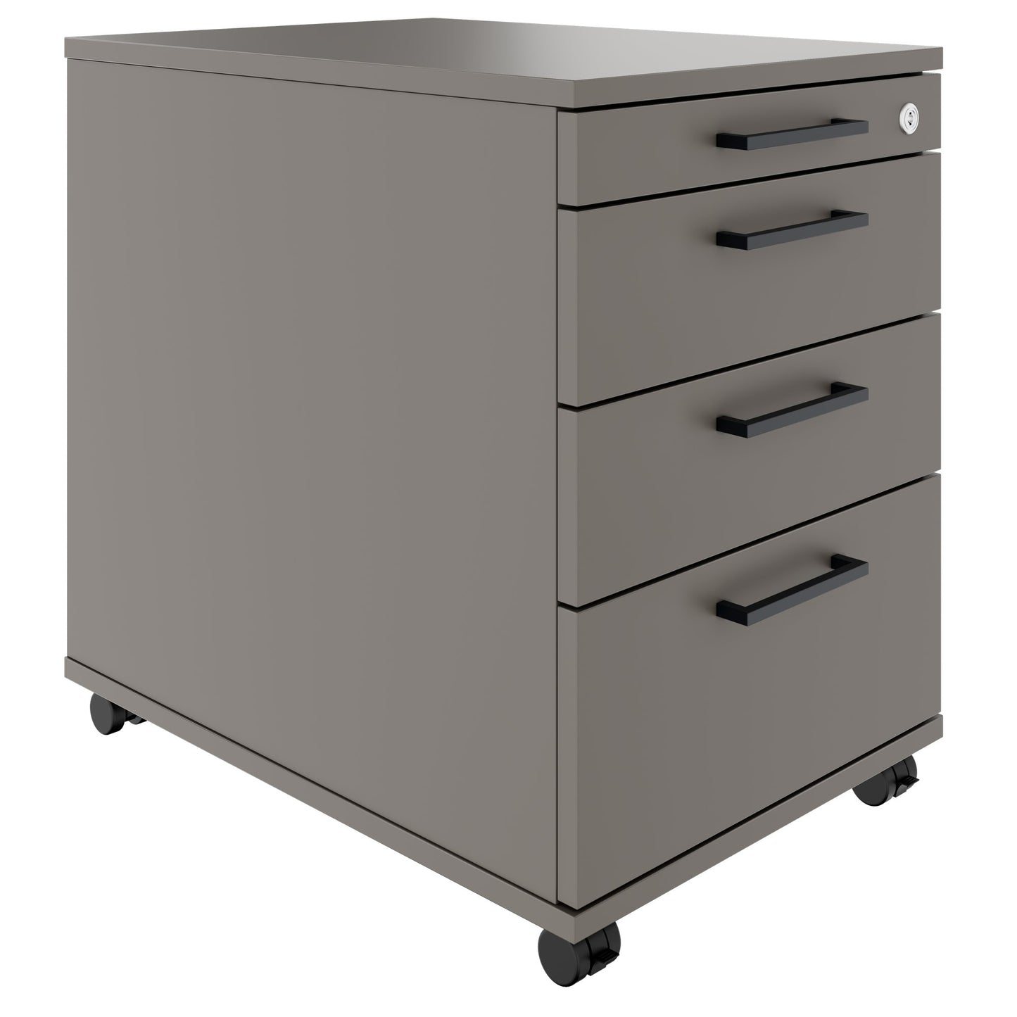 OPTIMA PRO Roll container | 3 metal drawers + 1 small parts, soft close, cubanite gray