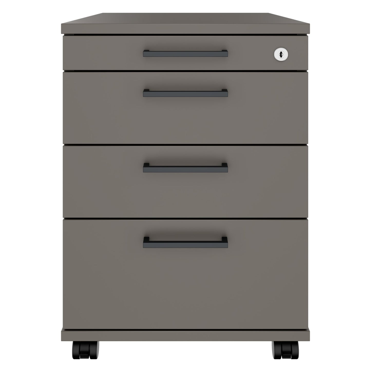 OPTIMA PRO Roll container | 3 metal drawers + 1 small parts, soft close, cubanite gray