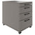 OPTIMA PRO Roll container | 3 metal drawers + 1 small parts, soft close, cubanite gray
