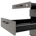 OPTIMA PRO Rollcontainer | 3 Metallschubladen + 1 Kleinteilefach, Soft Close, Cubanitgrau - 9 Thumbnail Image
