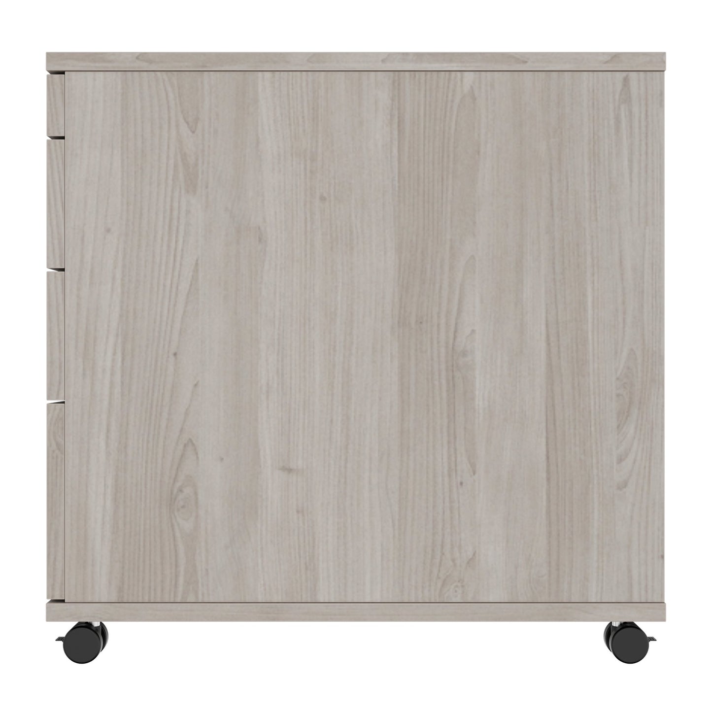 OPTIMA PRO Roll container | 3 metal drawers + 1 small parts, soft close, north oak gray