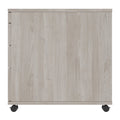OPTIMA PRO Conteneur en rouleau | 3 tiroirs métalliques + 1 petites pièces, ferme douce, gris de chêne nord - 6 Thumbnail Image