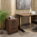 OPTIMA PRO Roll container | 3 metal drawers + 1 small parts, soft close, walnut - 3 Thumbnail Image