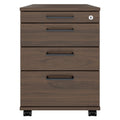 OPTIMA PRO Roll container | 3 metal drawers + 1 small parts, soft close, walnut - 4 Thumbnail Image